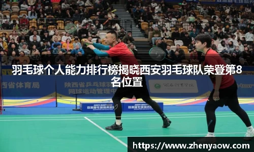 羽毛球个人能力排行榜揭晓西安羽毛球队荣登第8名位置